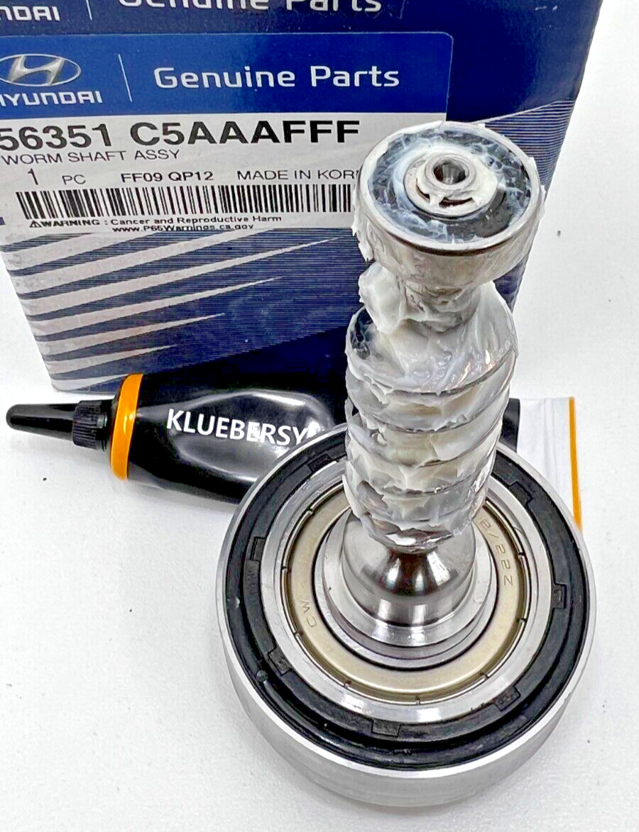 56351C5AAAFFF Hyundai Worm shaft assy 56351C5AAAFFF, New Genuine OEM
