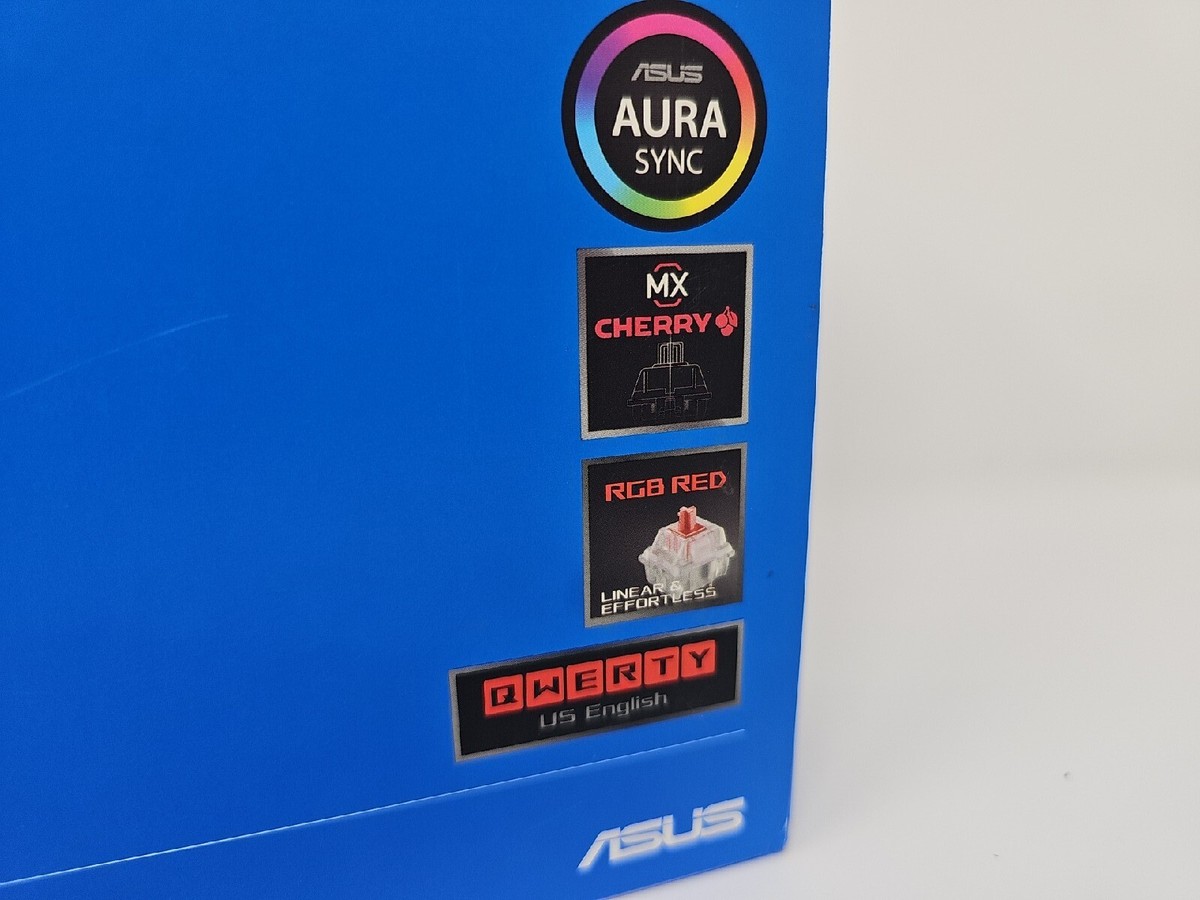 Clavier Mécanique ASUS ROG Strix Scope TKL Gundam Edition – Switches Cherry MX Red – Neuf