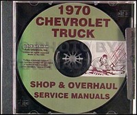 1970 Chevy Truck Shop Manuell Und ÜBerholung CD Pickup Jacke Suburban Van Dienst