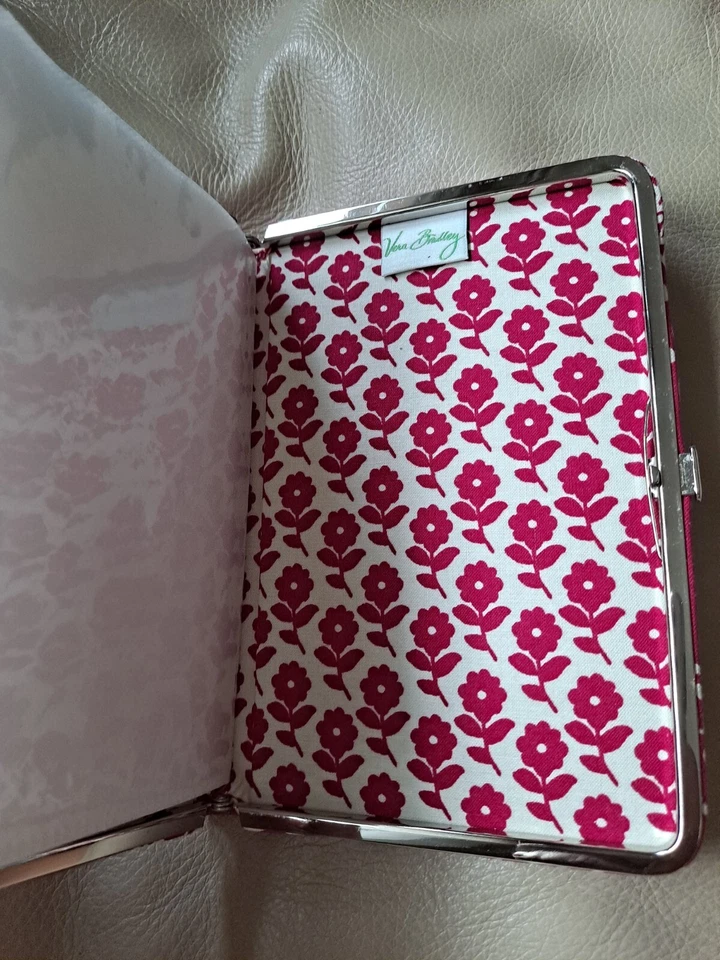 Nuevo álbum de fotos portátil Vera Bradley Hot Pink Twirley Bird tamaño de viaje Foto 3 de 4