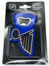 St. Louis Blues PVC Magnet Bottle Opener NHL Hockey Team Sports America