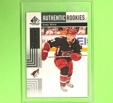 ANDY MIELE  2011  ROOKIE  /699  SP AUTHENTIC #171  Arizona Coyotes