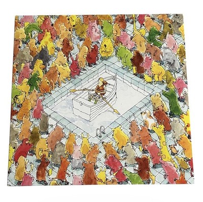 Dance Gavin Dance - Happiness (2023) Blue Cyan Vinyl /750 Newbury Comics 
