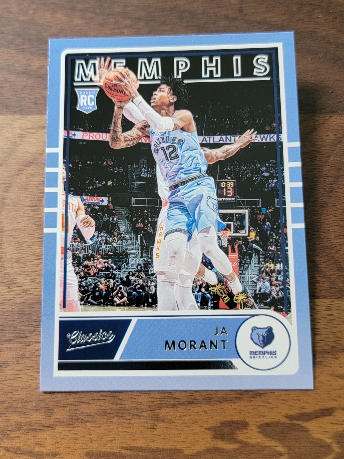 2019-20 Panini Chronicles Classics Ja Morant Rookie RC #654 Grizzlies