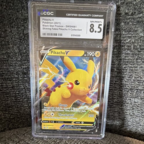 Pikachu V graded CGC 8.5 for sale on eBay