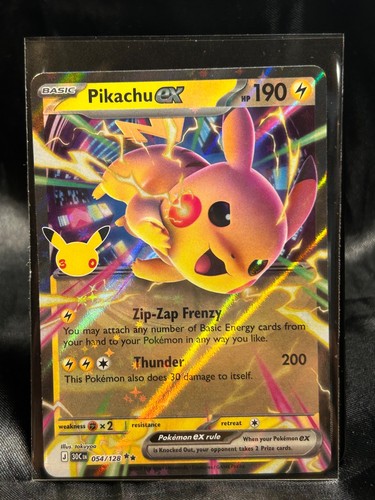 Pikachu Ex #54 Pokemon 30th Celebration