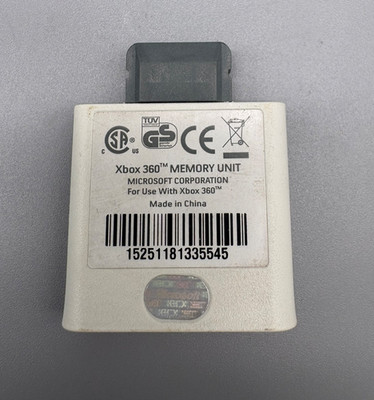 Microsoft Xbox 360 64MB Memory Unit guter Zustand Festplatte Hard Drive