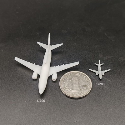 3D printed 1/350/400/700 US E-7 Wedgetail early warning aircraft  Uncoated resin