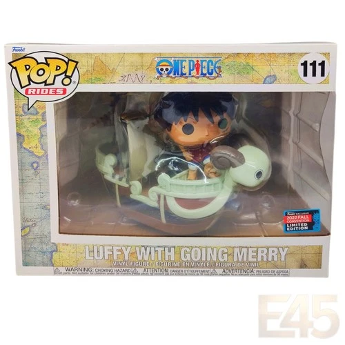 Funko Pop One Piece 111 Luffy with Going Merry 2022 Fall Con Exclusive FAST SHIP
