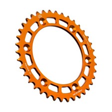 JT Sprockets JTA897.38ORG Orange Racelite Anodized Aluminum 38 Tooth,