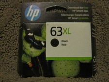 HP F6U64AN Black Ink Cartridge Genuine OEM  63XL 63 NOV/2026