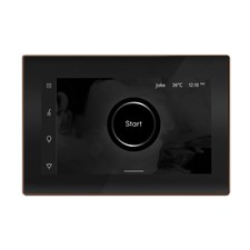 Mr Steam ISX Isteamx Steam Shower Control and Steamhead - Black / Nouveau Bronze