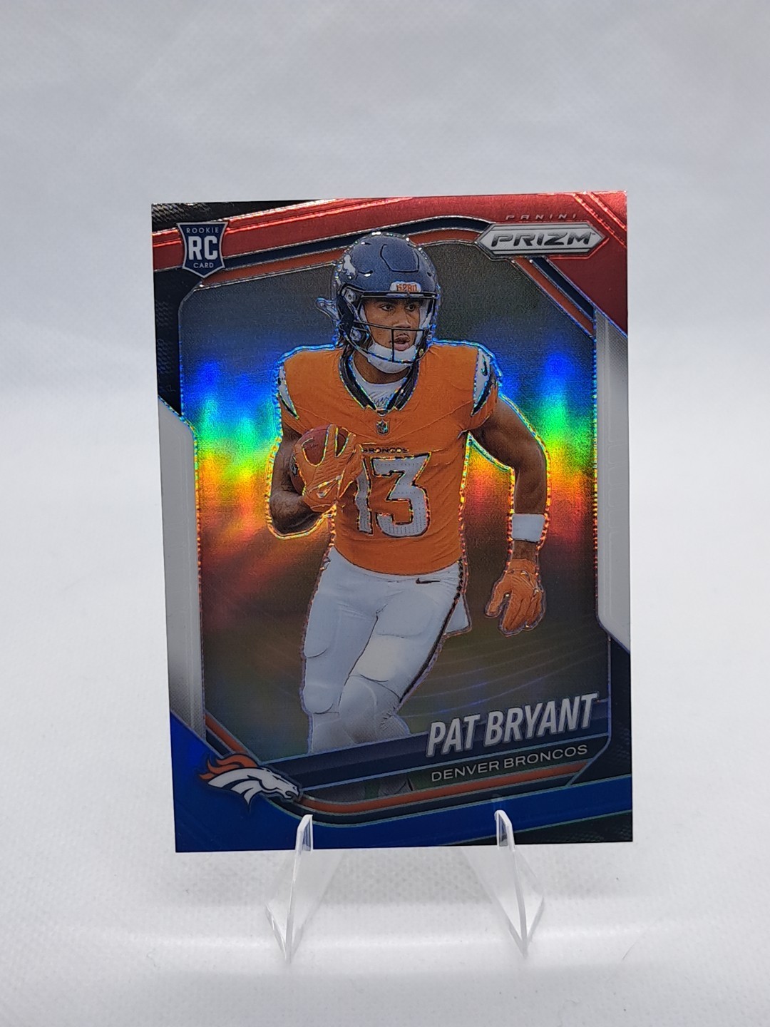 2025 Panini Prizm - Rookies Pat Bryant #366 Red White & Blue Prizm (RC)