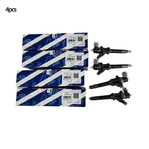 4PCS Fuel Injectors 0445120049 OEM For Mitsubishi Fuso Fe 4m50 Me223750 Diesel.