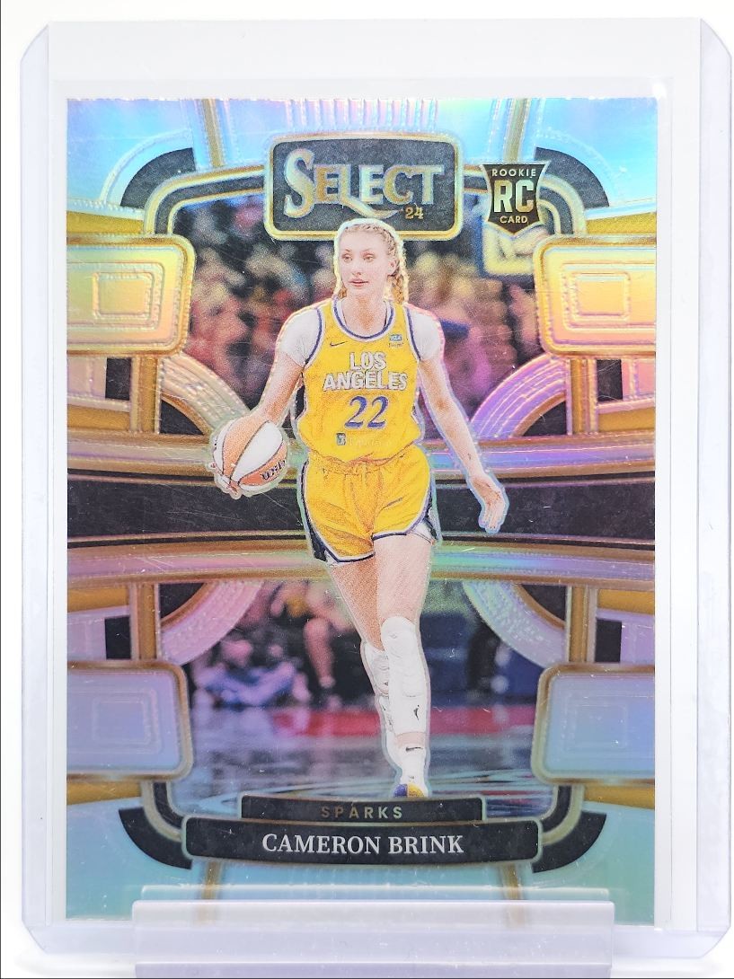 CAMERON BRINK 2024-25 SELECT WNBA CONCOURSE ROOKIE SILVER PRIZM F RC Q3704