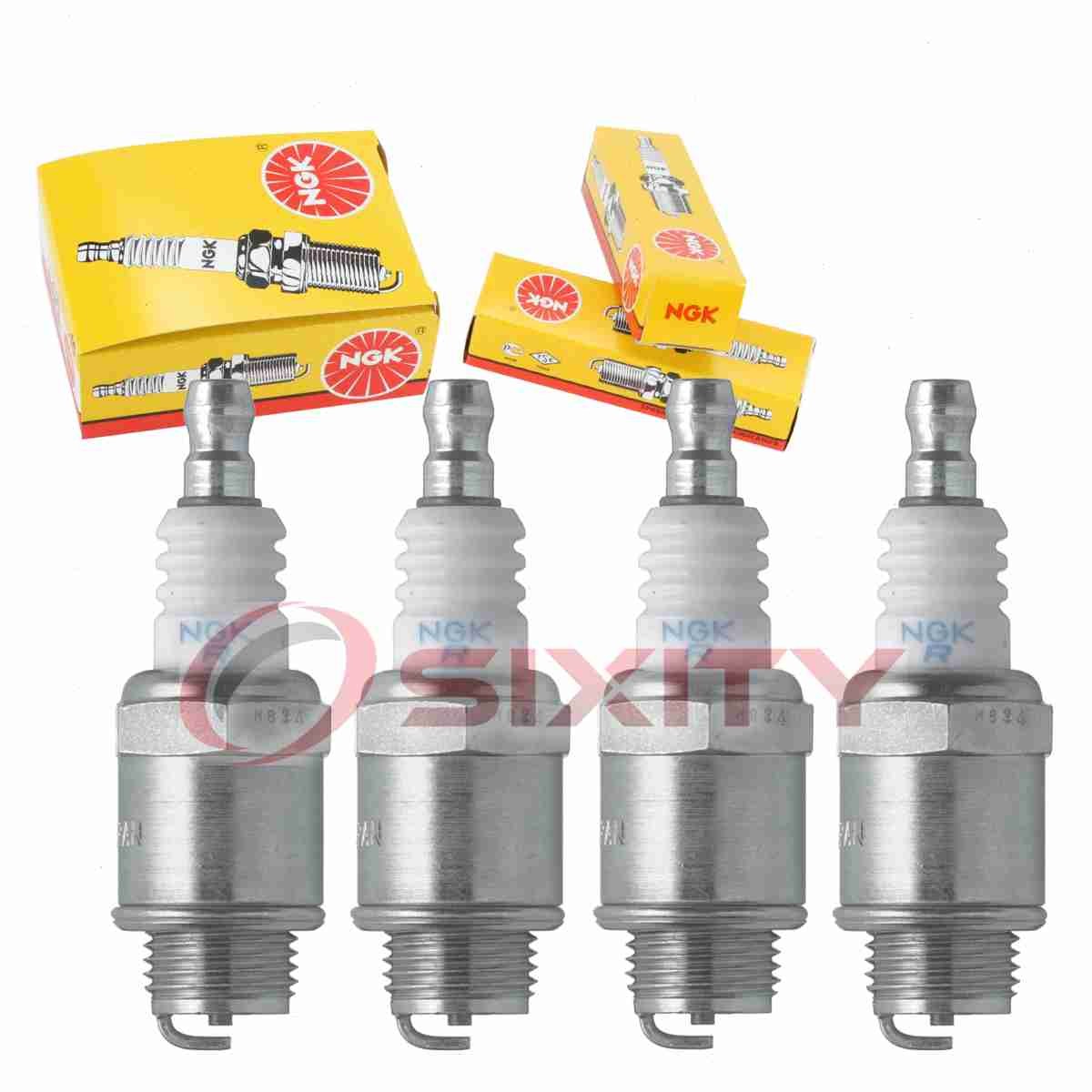 4 pc NGK 4452 BMR2A-10 Standard Spark Plugs for 92070-2103 Ignition Wire ce
