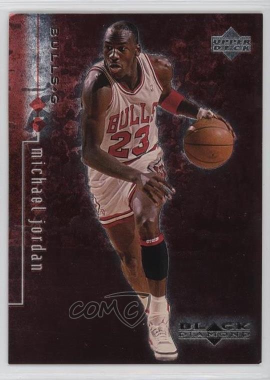 1998-99 Upper Deck Black Diamond Double 468/3000 Michael Jordan #4 HOF 9ca