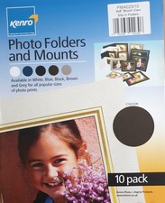 6"x8" Landscape Photo Mount  Slip in Photo Folder Brown Pack of 10