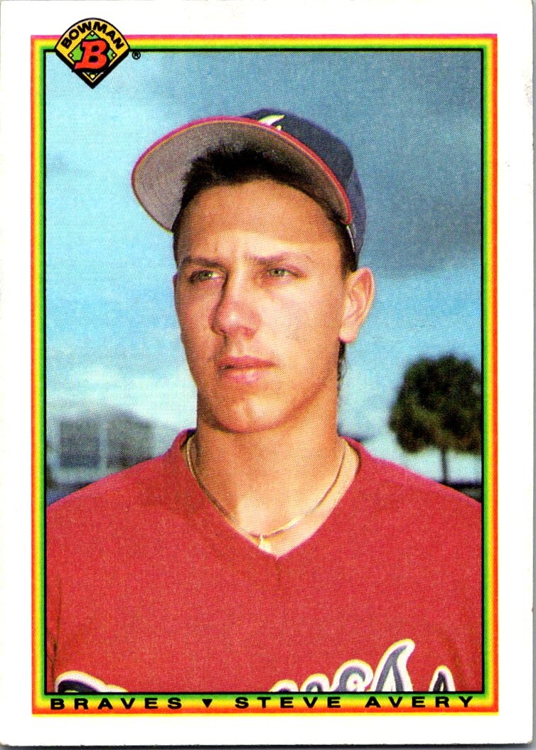 1990 Bowman #9 Steve Avery