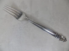 INTERNATIONAL ROYAL DANISH STERLING SILVER DINNER FORK 7 1/8" NO MONOGRAM