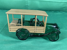 Empty Vintage AVON 1923 Station Wagon Collectible Glass Stagecoach Shaving