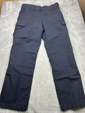 5.11 Tactical Pants Mens 34x31 Navy Blue Cargo Ripstop Outdoor Hiking Workwear