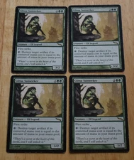 MTG 4x GLISSA SUNSEEKER Elf Legend Mirrodin Green Creature