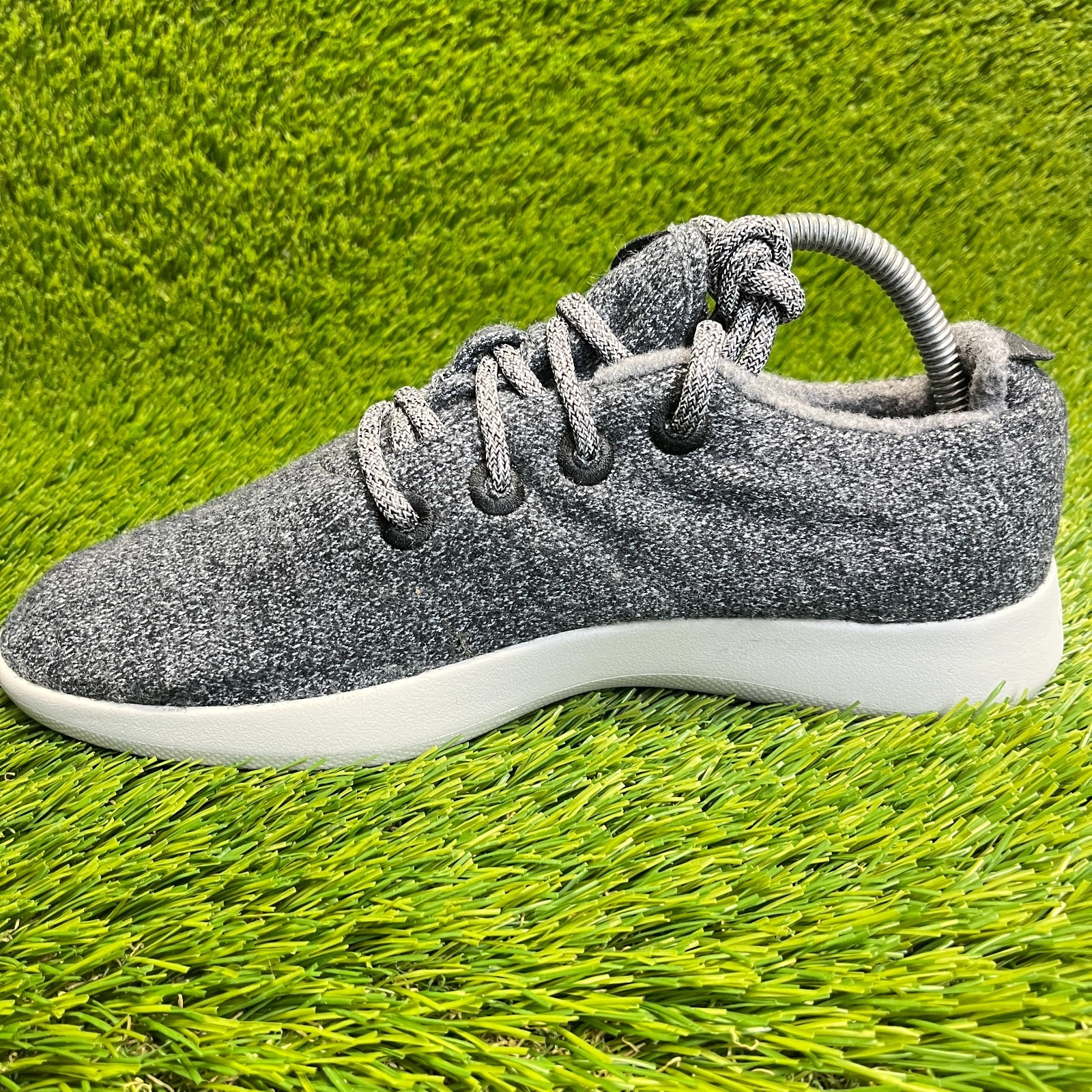 SAOLA Scarpe da corsa sportive Allbirds lana runner grigio naturale da uomo taglia 8 sneakers