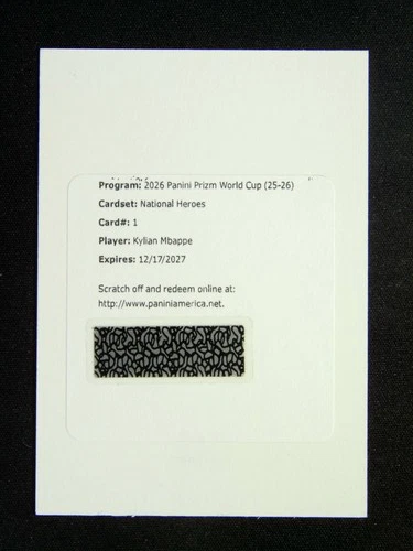 2026 Panini Prizm FIFA World Cup Kylian Mbappe National Heroes Auto