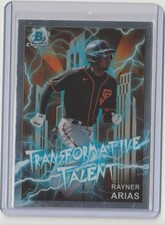 RAYNER ARIAS 2023 BOWMAN CHROME #TT-12 TRANSFORMATIVE TALENT 