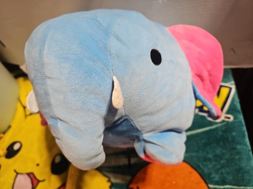 Mochipuni 13" Elephant Cushion Pillow Plush Stuffed Animal Soft & Squishy - Picture 9 of 14