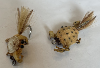#ad #ad Pair Of Hand Tied Crabs 1 0? Hook Stainless Salt Water Fly $5.76