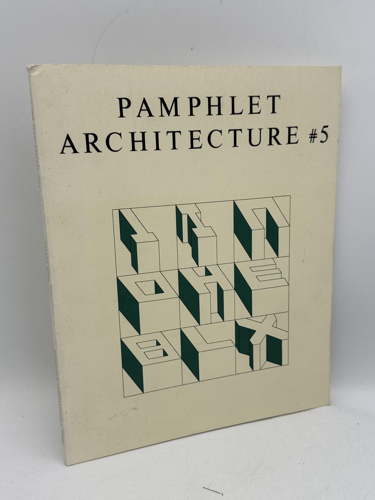 Pamphlet Architecture 5: The Architectural City Holl, Steven Softcover First Edi