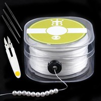 Elastisches Gummiband FüR DIY ArmbäNder Perlenfaden Transparent 120M
