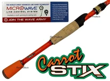 Carrot Stix SPINNING Wild PRO Orange Fishing Rod / 6'7" - 7' MEDIUM , ML , MH