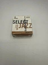  D'Addario Select Jazz Unfiled Soprano Sax Reeds Box of 10 3 Medium Unfiled 