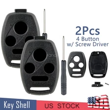 2 Keyless Entry Remote Key Fob Shell 4B for Honda CR-V 2005-2006/Pilot 2009-2013