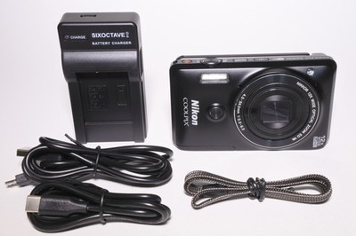 [NEUWERTIG+] Nikon Coolpix S6900 16,0 MP Digitalkamera 12x Zoom VR Objektiv...