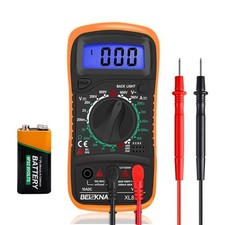Digital Multimeter Voltmeter Battery Voltage Multi Tester AC DC Volt OHM Amp