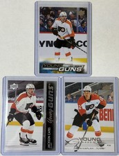 Philadelphia Flyers Young Guns Lot - Devin Kaplan, Jackson Cates, Linus Hogberg