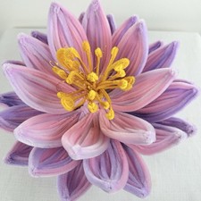 Handmade Lighted Lotus Flower Pink Purple Everlasting Floral Decor Gift Handmade Lighted Lotus Flower Pink Purple Everlasting Floral Decor Gift