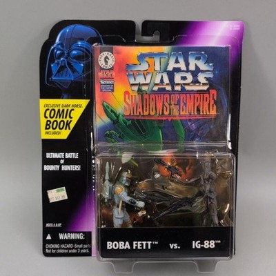Vintage Kenner Star Wars Boba Fett Vs IG-88 Shadows Of Empire 2 Pack 1996