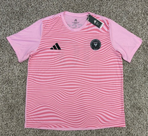 New Adidas Lionel Messi Inter Miami CF #10 Men's Jersey Pink Size XL  MSRP $60