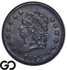 1813 Large Cent, Classic Head, Shockingly Sharp Strike, Choice AU++/Unc Key Date — photo 1