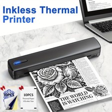 Wireless Thermal Label Printer 20 Sheets Papers