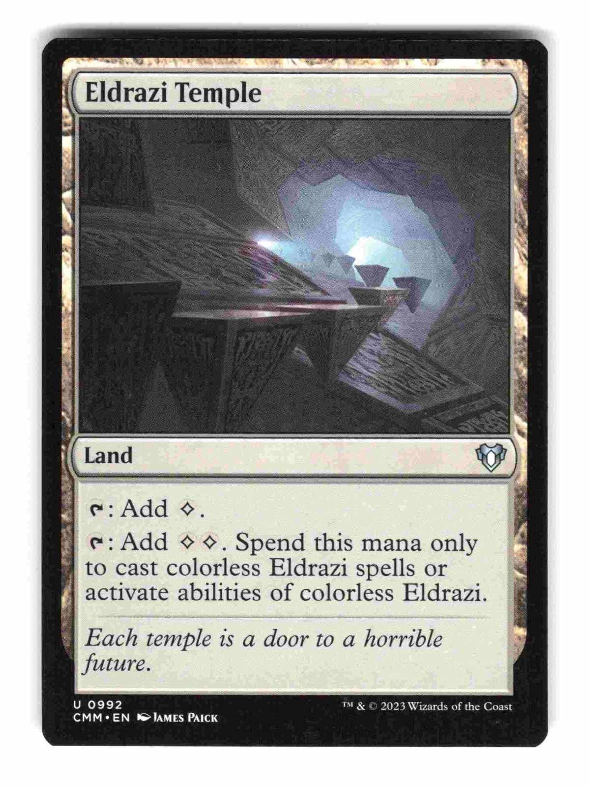 Eldrazi Temple - 992 - - NM - Commander Masters - MTG