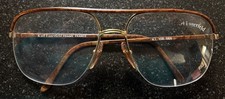 Vtg 80s Karl Lagerfeld Frame Tortoise France 59/17 106-55 KL Eyeglasses