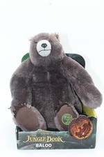 Disney's The Jungle Book Baloo a Free Spirited Bear Plush 12" Just Play 2015 NIB