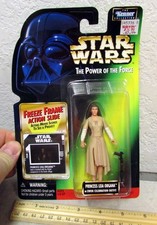Star Wars power of the force Princess Leia Ewok Freeze Frame Action Slide