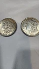 Lot Of 8 Morgan Silver Dollars, 90% Circulated